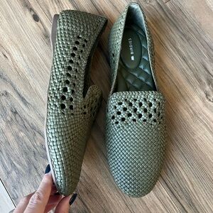 Birdies Sage Woven Loafers